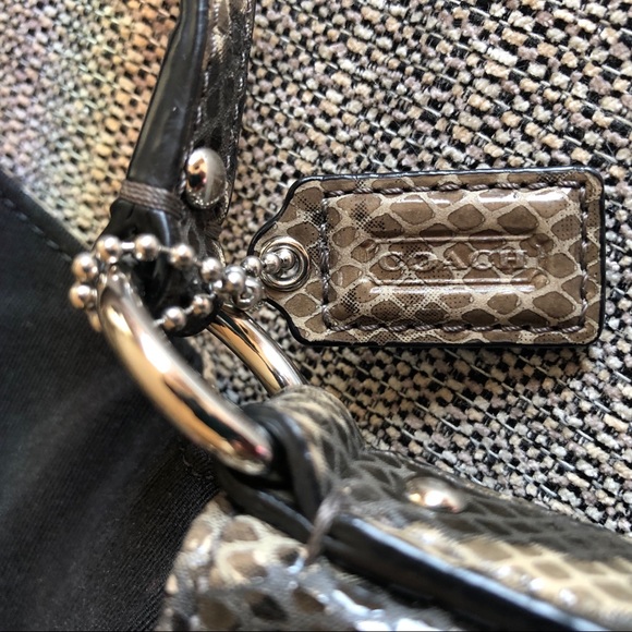 Coach Snake/Python Cross Body - small (10”) - Picture 2 of 4
